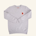 La Caverne du Pont-Neuf x Au Vieux Campeur - Children's Patch Sweatshirt - Light Gray