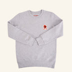 La Caverne du Pont-Neuf x Au Vieux Campeur - Children's Patch Sweatshirt - Light Gray