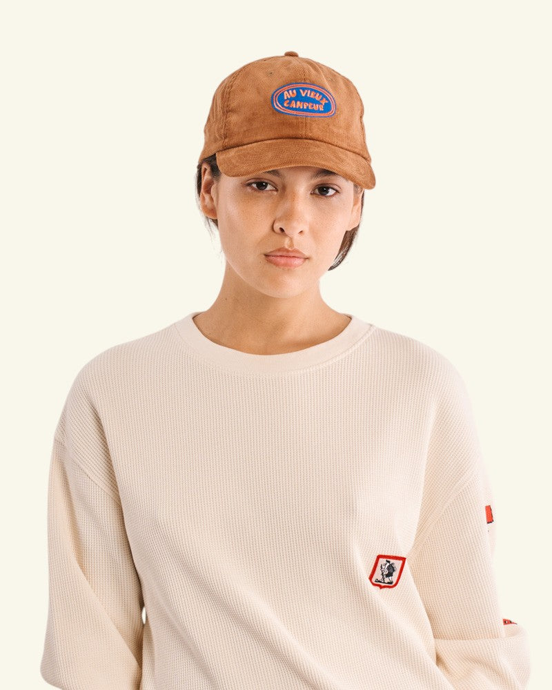 Raymond Velvet Cap - Camel