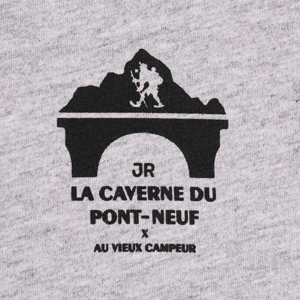 La Caverne du Pont-Neuf x Au Vieux Campeur - T-shirt - Gris Clair