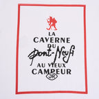 La Caverne du Pont-Neuf x Au Vieux Campeur - Etiquette T-shirt - White