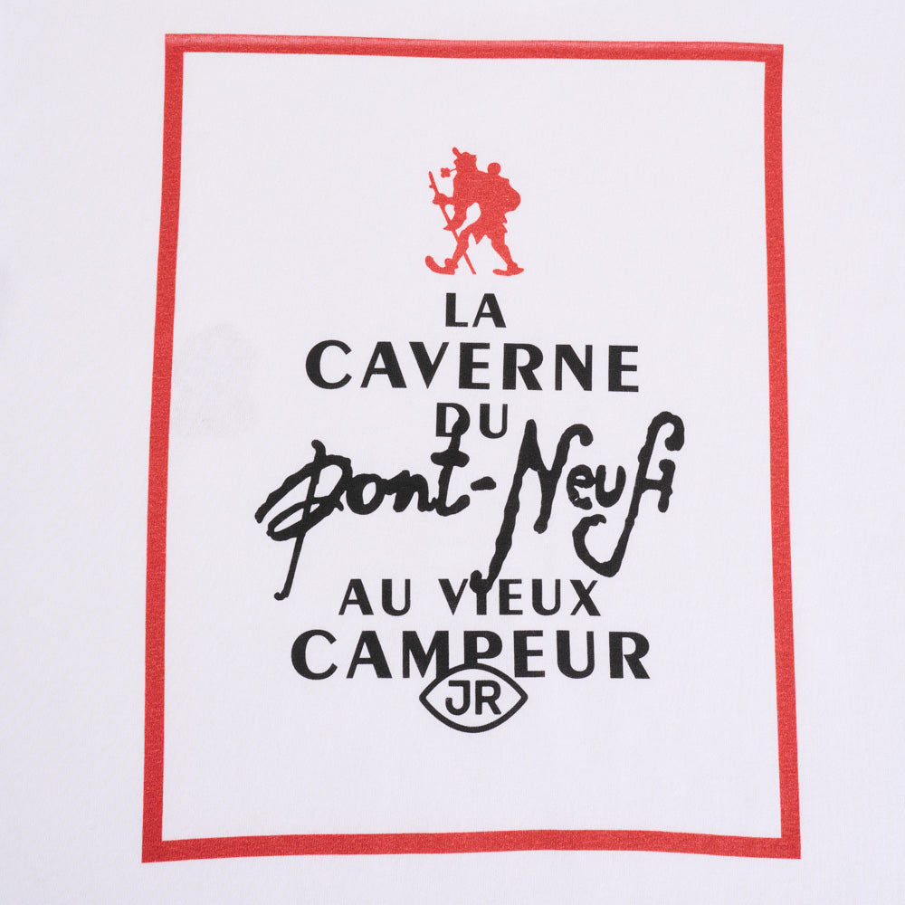 La Caverne du Pont-Neuf x Au Vieux Campeur - Etiquette T-shirt - White