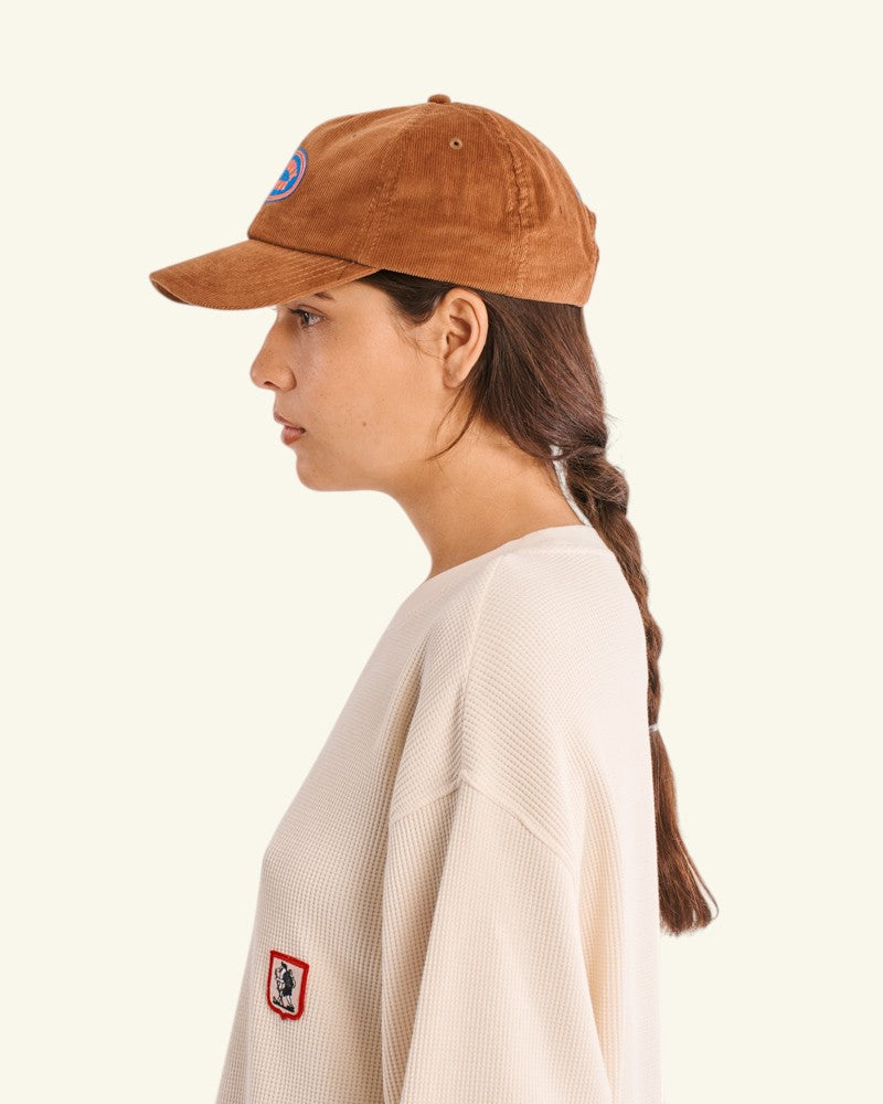 Raymond Velvet Cap - Camel