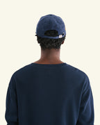 Casquette Raymond Velours - Bleu Marine