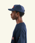 Casquette Raymond Velours - Bleu Marine