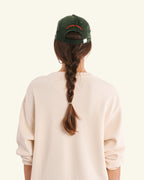 Raymond Velvet Cap - Forest Green