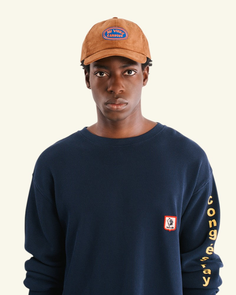 Raymond Velvet Cap - Camel