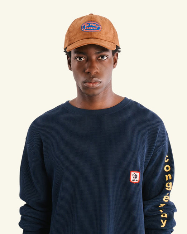 Raymond Velvet Cap - Camel