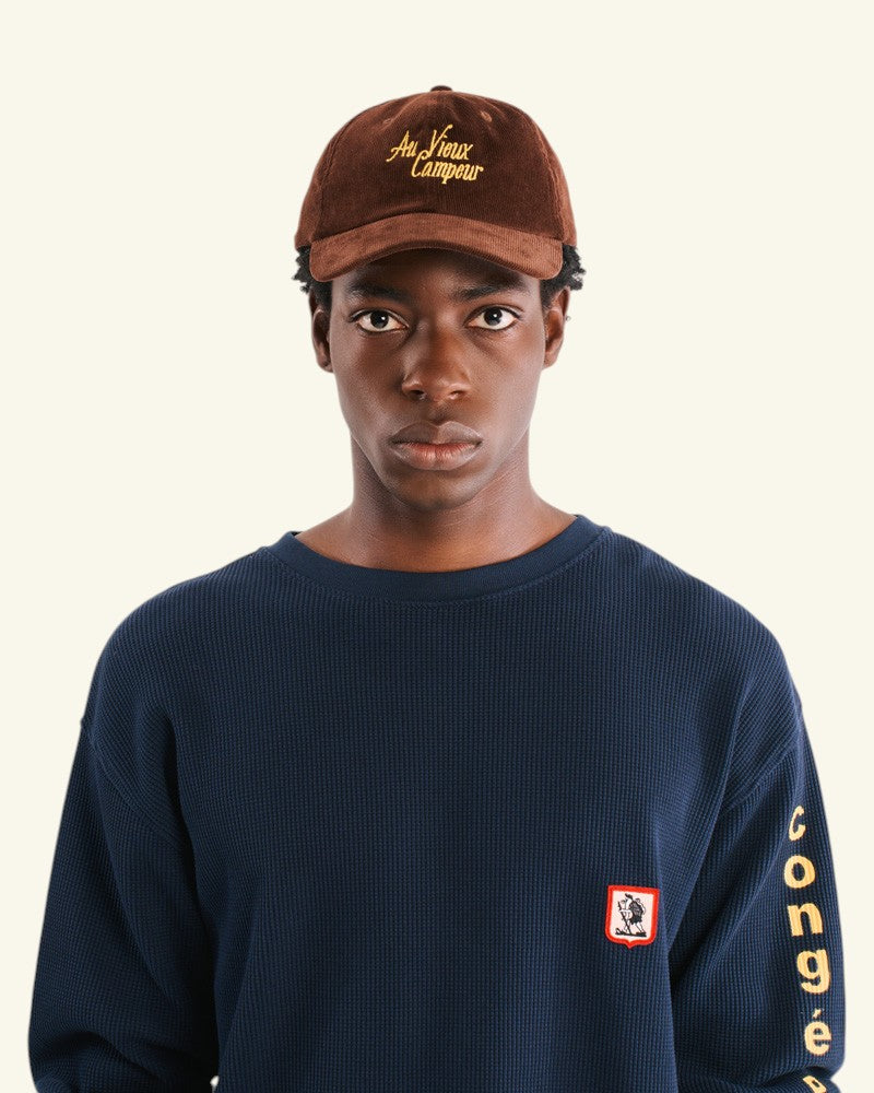 Casquette Raymond Velours - Marron