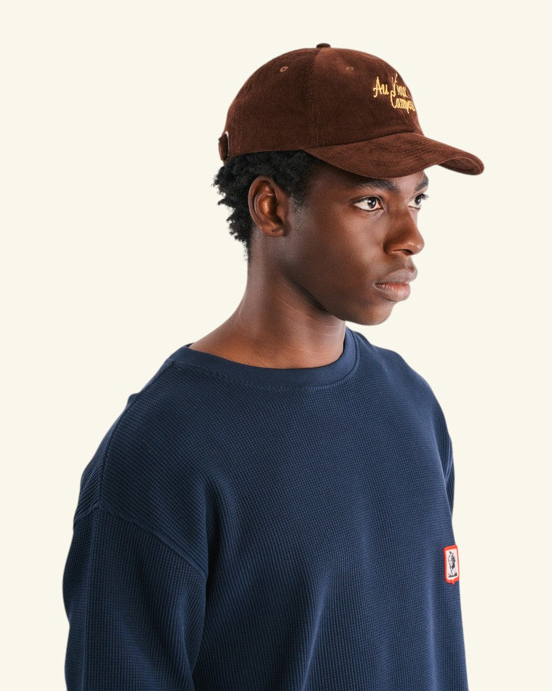 Casquette Raymond Velours - Marron