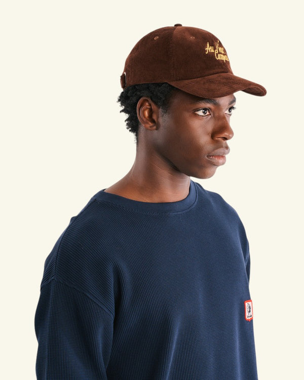 Casquette Raymond Velours - Marron