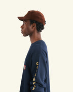 Casquette Raymond Velours - Marron