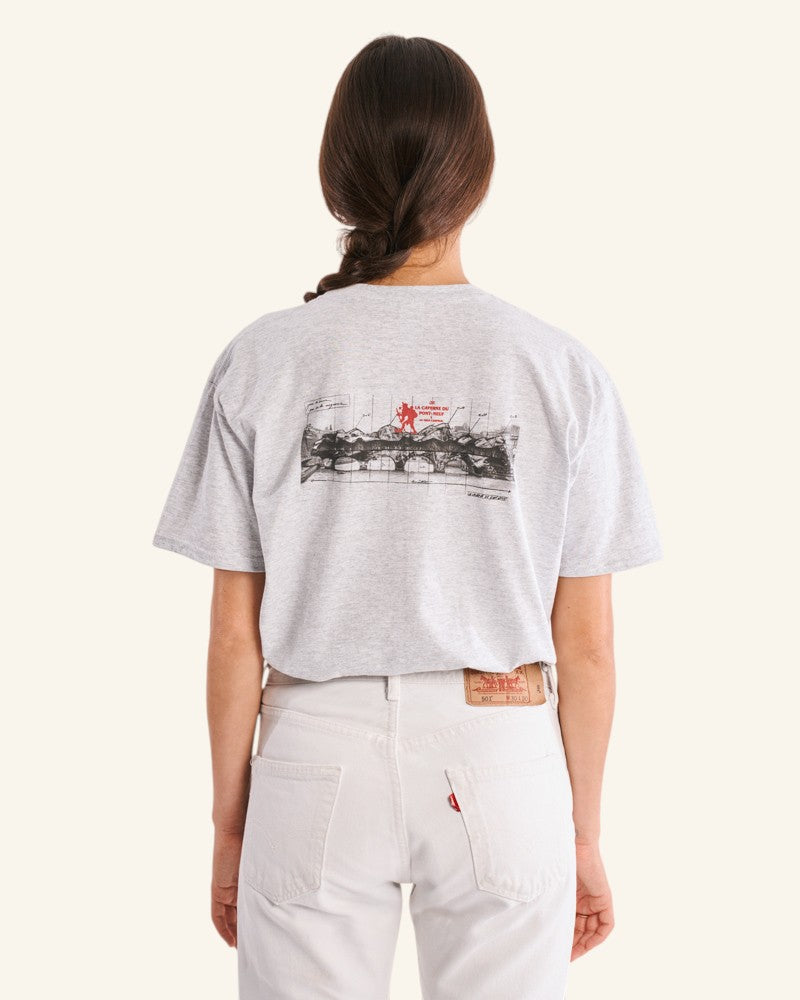 La Caverne du Pont-Neuf x Au Vieux Campeur - T-shirt - Gris Clair