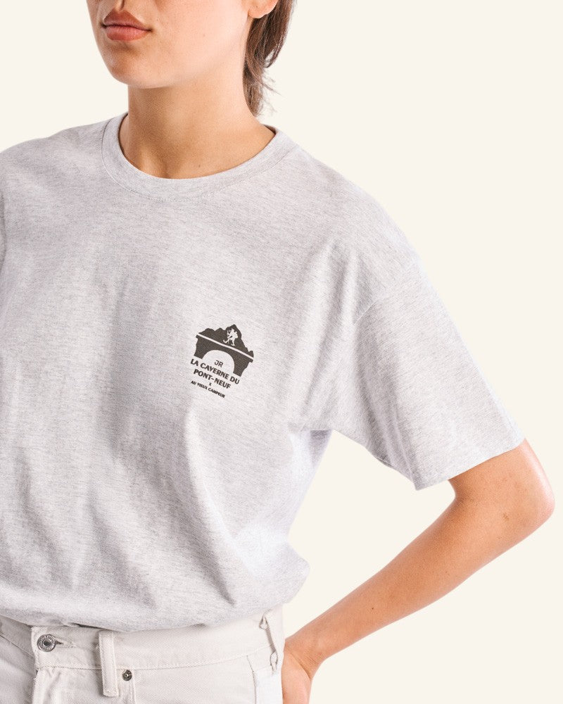 La Caverne du Pont-Neuf x Au Vieux Campeur - T-shirt - Gris Clair