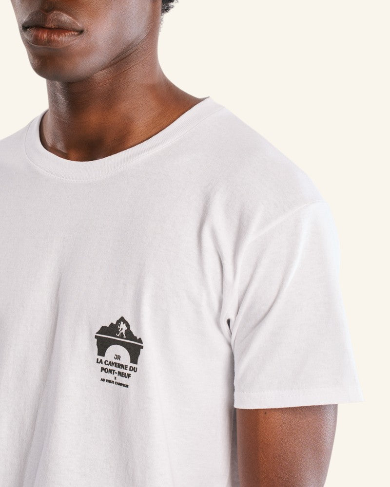 La Caverne du Pont-Neuf x Au Vieux Campeur - T-shirt Pont - Blanc