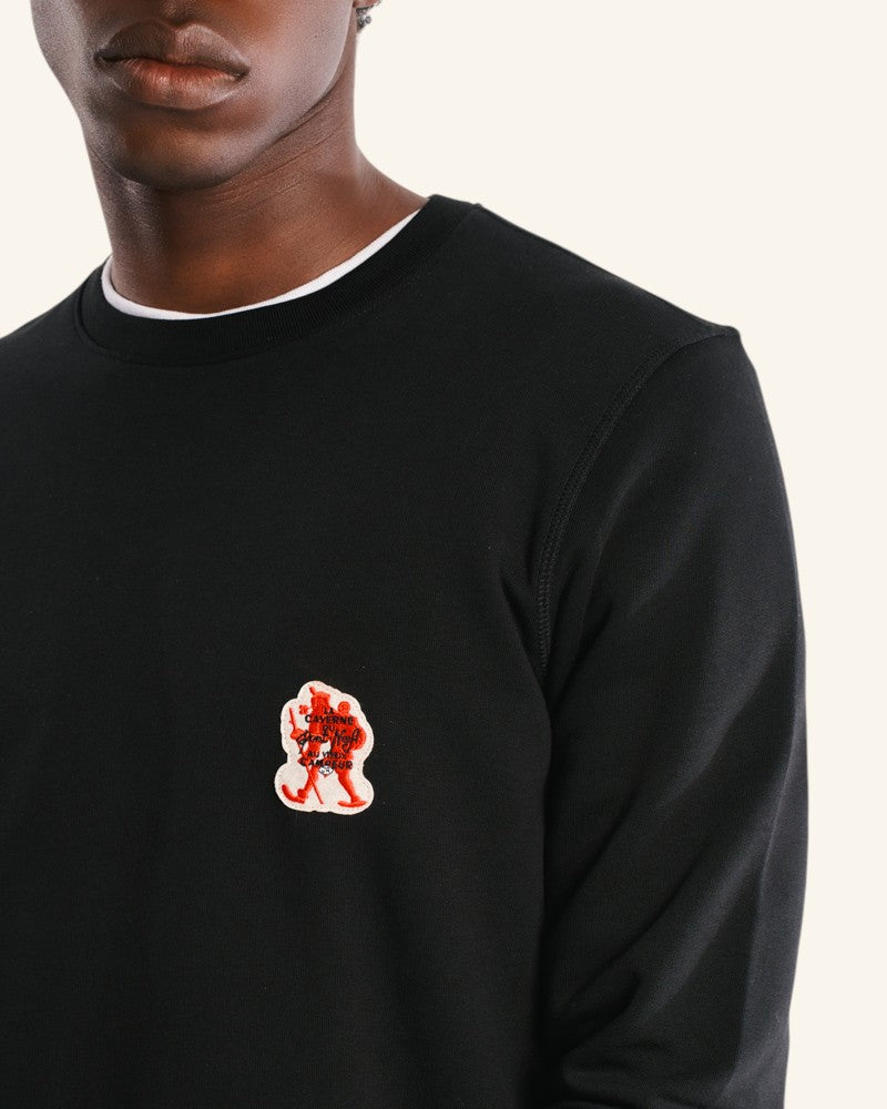 La Caverne du Pont-Neuf x Au Vieux Campeur - Sweat Patch - Noir