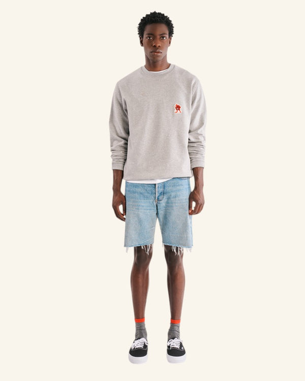 La Caverne du Pont-Neuf x Au Vieux Campeur - Sweat Patch - Gris Clair