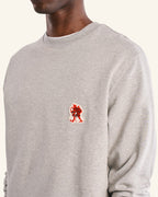 La Caverne du Pont-Neuf x Au Vieux Campeur - Sweat Patch - Gris Clair