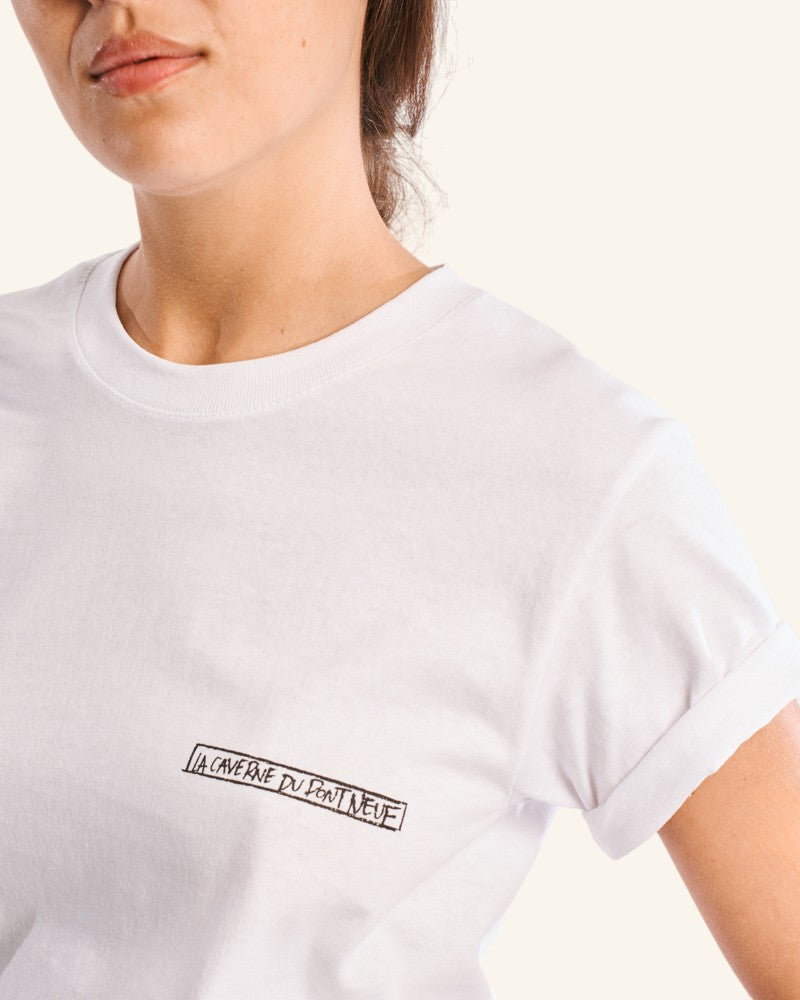 La Caverne du Pont-Neuf x Au Vieux Campeur - T-shirt Le Vieux - Blanc
