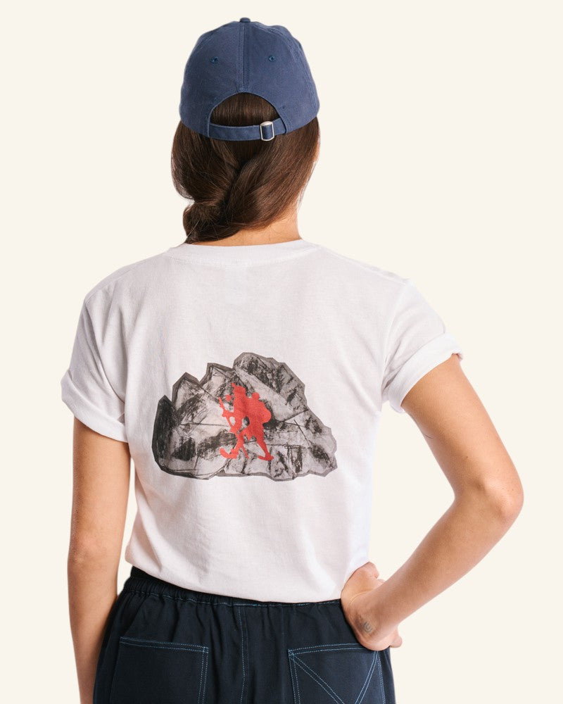 La Caverne du Pont-Neuf x Au Vieux Campeur - T-shirt Le Vieux - Blanc