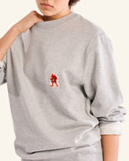 La Caverne du Pont-Neuf x Au Vieux Campeur - Sweat Patch - Gris Clair
