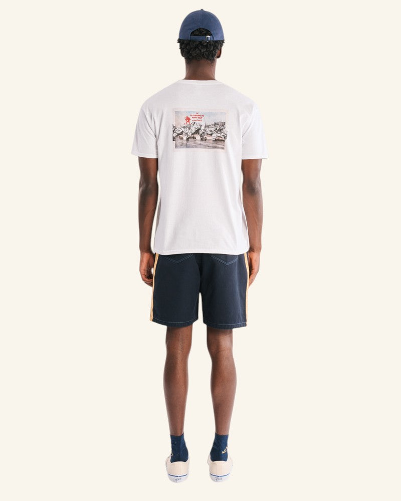 La Caverne du Pont-Neuf x Au Vieux Campeur - T-shirt Pont - Blanc