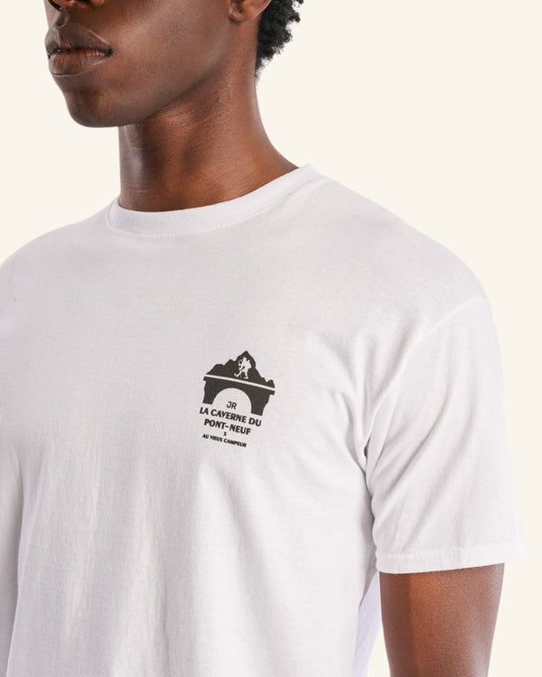 La Caverne du Pont-Neuf x Au Vieux Campeur - T-shirt Pont - Blanc