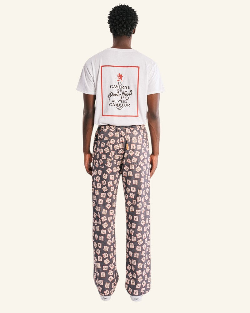 La Caverne du Pont-Neuf x Au Vieux Campeur - Etiquette T-shirt - White