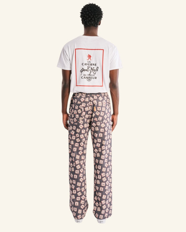 La Caverne du Pont-Neuf x Au Vieux Campeur - Etiquette T-shirt - White