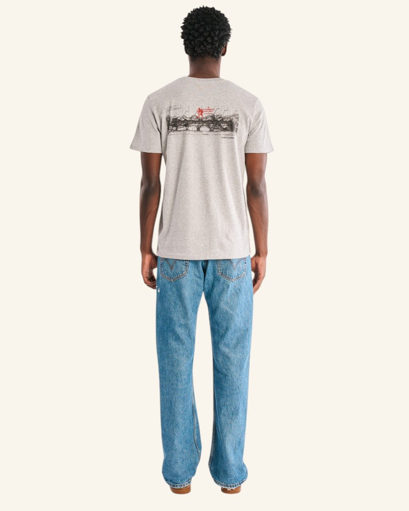 La Caverne du Pont-Neuf x Au Vieux Campeur - T-shirt - Gris Clair