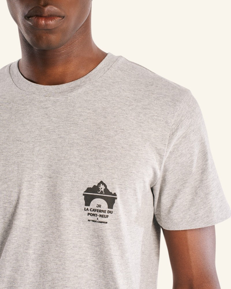 La Caverne du Pont-Neuf x Au Vieux Campeur - T-shirt - Gris Clair