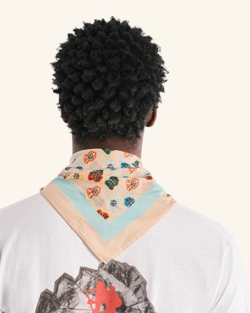 La Caverne du Pont-Neuf x Au Vieux Campeur - Bandana - Bleu