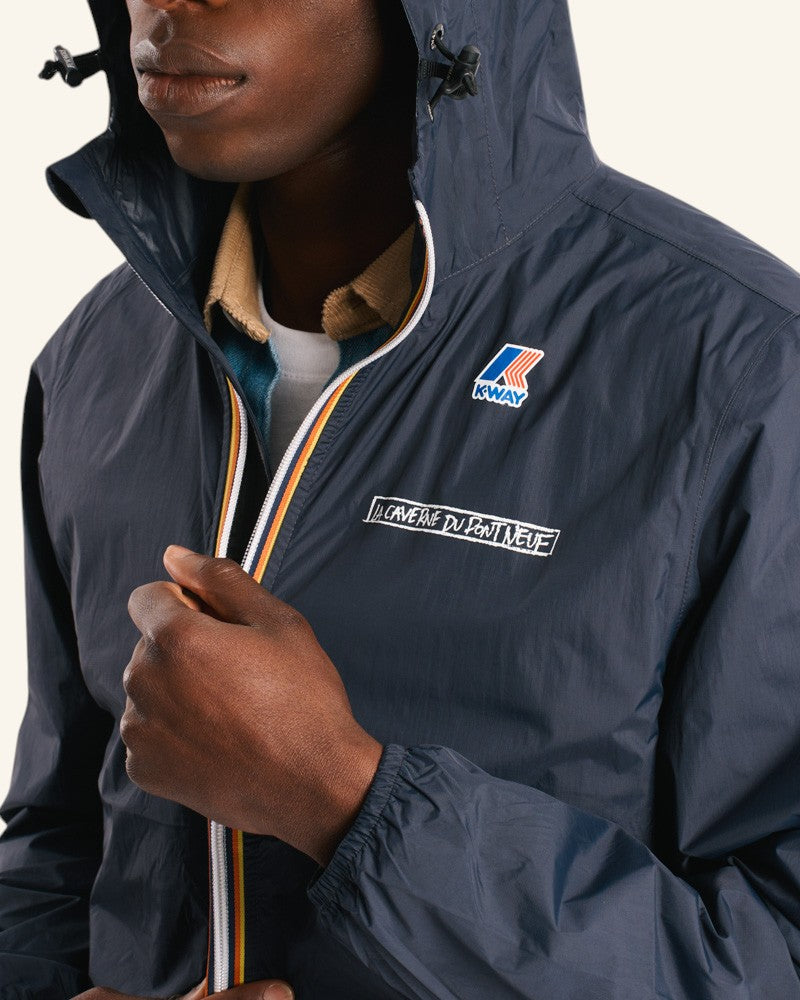 La Caverne du Pont-Neuf x Au Vieux Campeur - Veste K-way - Bleu Marine
