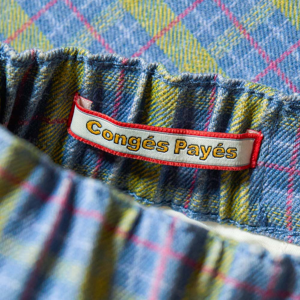 Pantalon à carreaux Edgar - Vert Rouge & Bleu