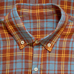 Elmer Plaid Shirt - Brown Blue & Yellow