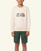 Sweat Kids Au Vieux Campeur - Ecru