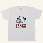 T-shirt Kids Cabane - Blanc