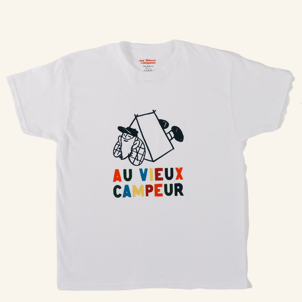 T-shirt Kids Cabane - Blanc