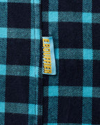 Chemise Elmer Flanelle - Marine & Turquoise