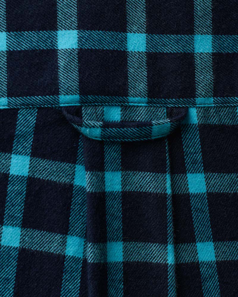 Chemise Elmer Flanelle - Marine & Turquoise
