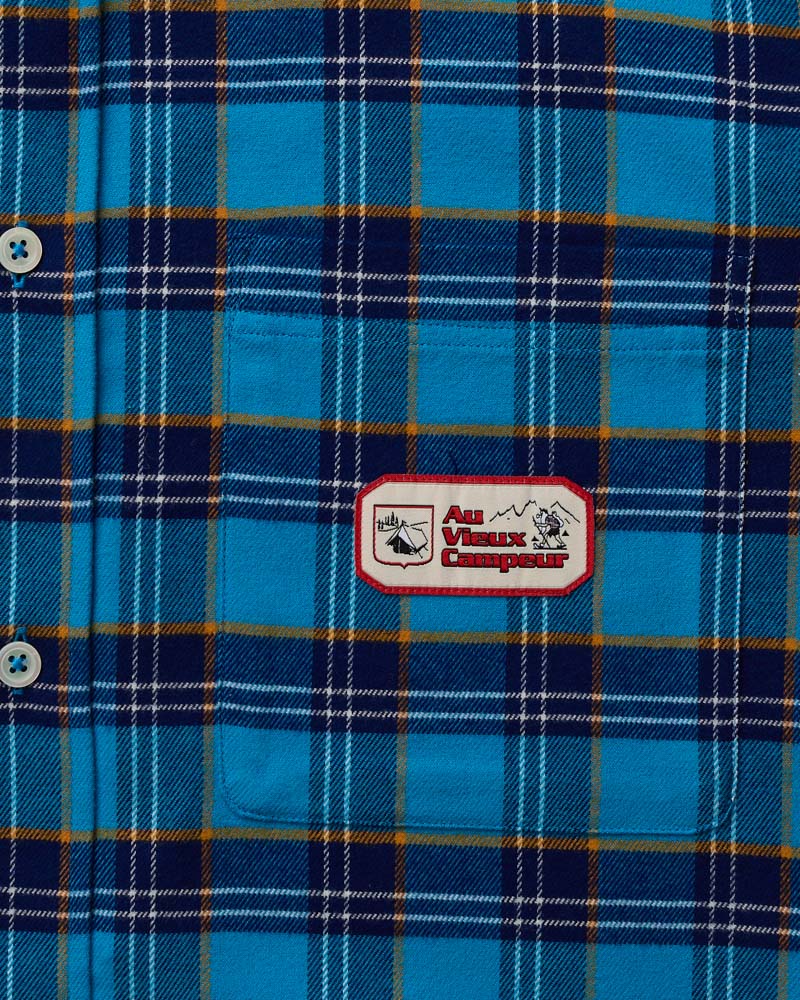 Chemise Elmer Flanelle - Marine & Bleu