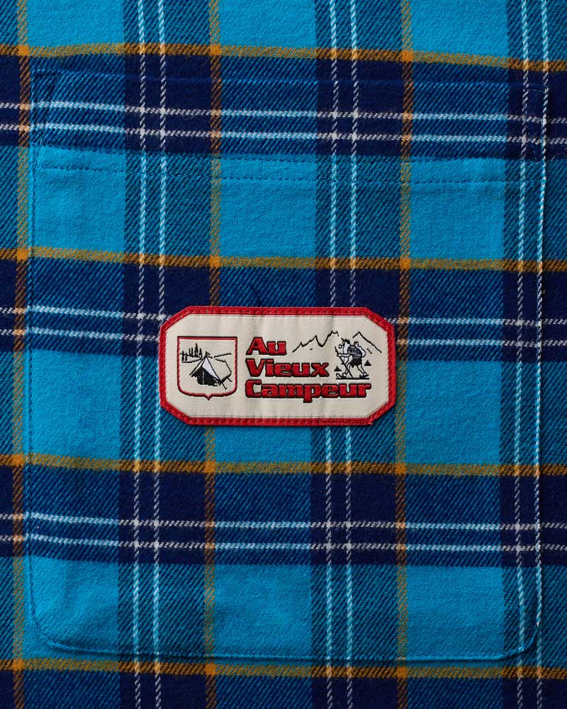 Chemise Elmer Flanelle - Marine & Bleu