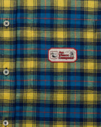 Chemise Elmer Flanelle - Bleu & Jaune
