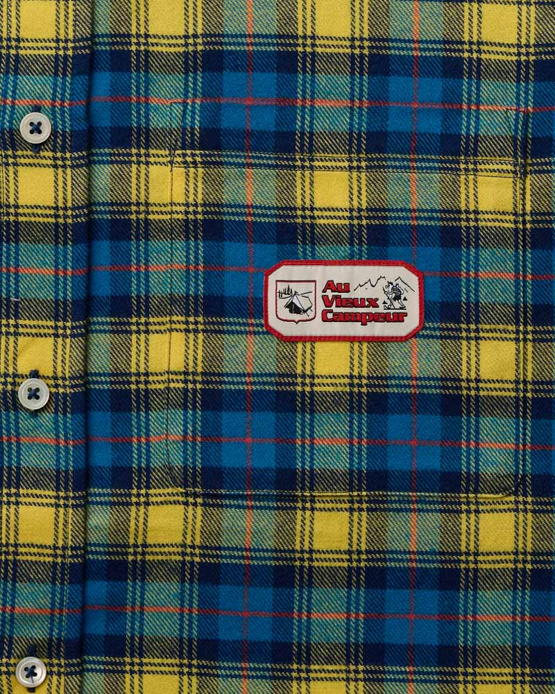 Chemise Elmer Flanelle - Bleu & Jaune