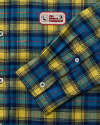 Chemise Elmer Flanelle - Bleu & Jaune