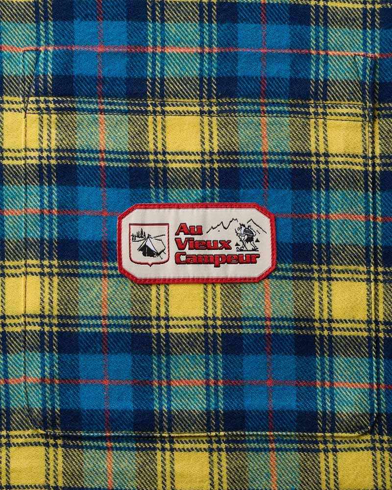 Chemise Elmer Flanelle - Bleu & Jaune
