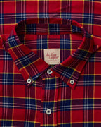 Chemise Elmer Flanelle - Rouge & Marine