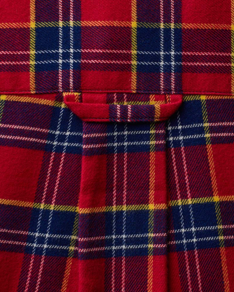 Chemise Elmer Flanelle - Rouge & Marine