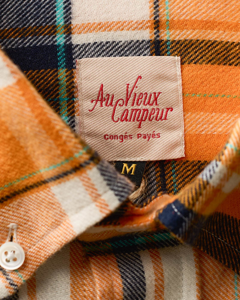 Chemise Elmer Flanelle - Jaune & Marine