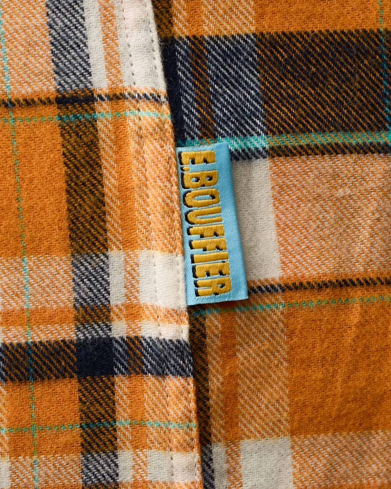 Chemise Elmer Flanelle - Jaune & Marine